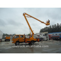 Factory Price Dongfeng crew cab 14M hydraulic lift platform truck